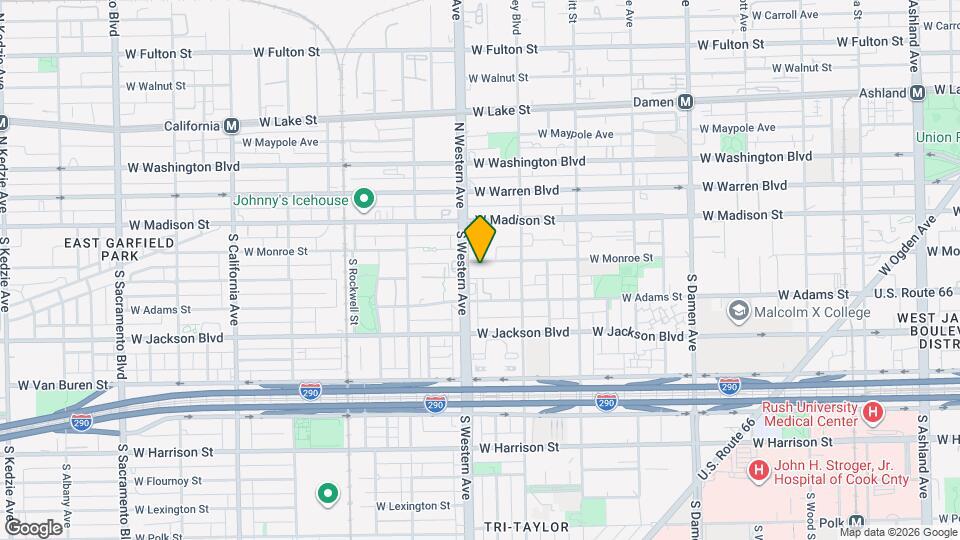 2345 W Monroe St, Unit 1W Mapa y Detalles de la Ubicación