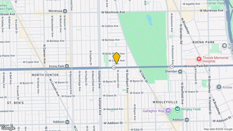 1446 W Irving Park Rd Map and Location Details