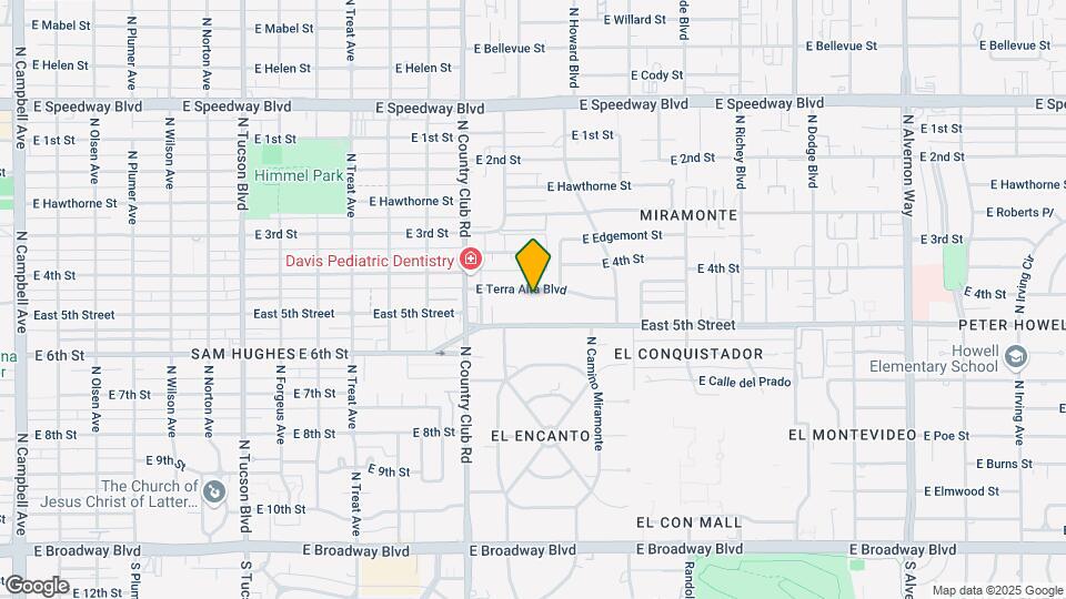 3208 E Terra Alta Blvd Map and Location Details