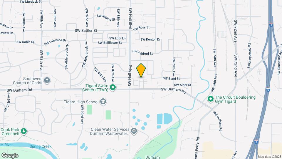 8371 SW Durham Rd Map and Location Details