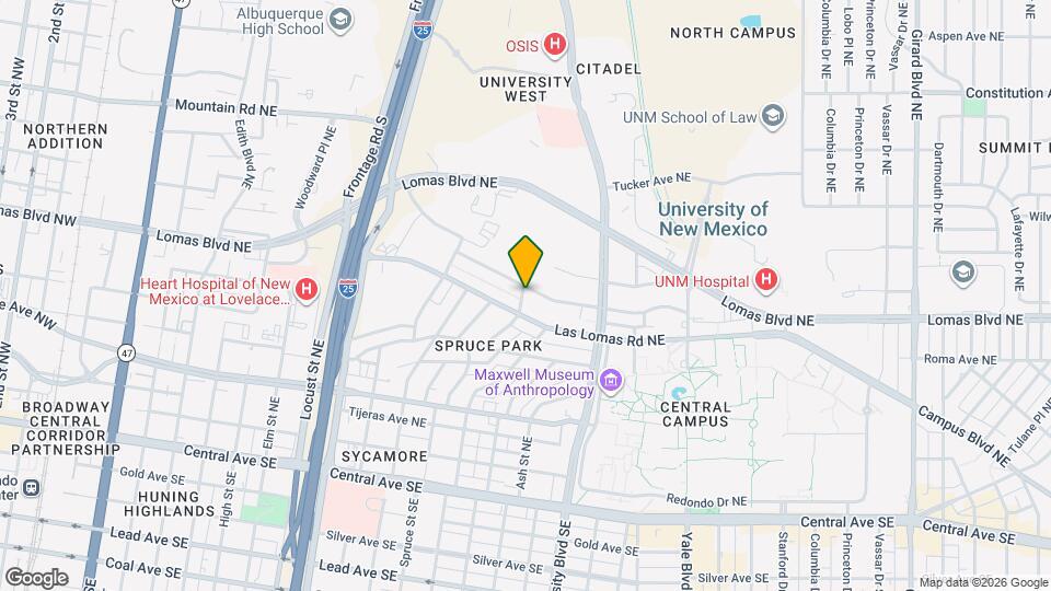 1400 Sigma Chi Rd NE, Unit East wing apartment Map and Location Details