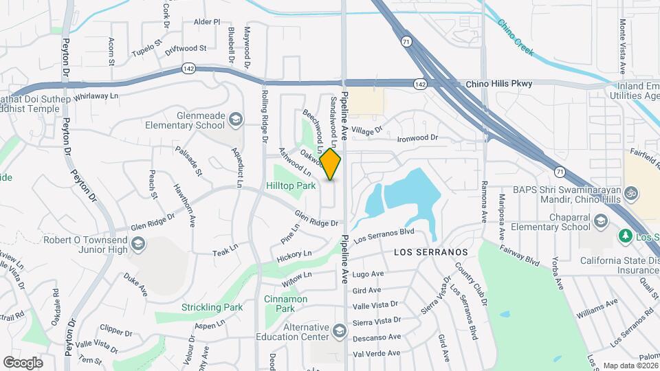 15176 Oakwood Ln Map and Location Details