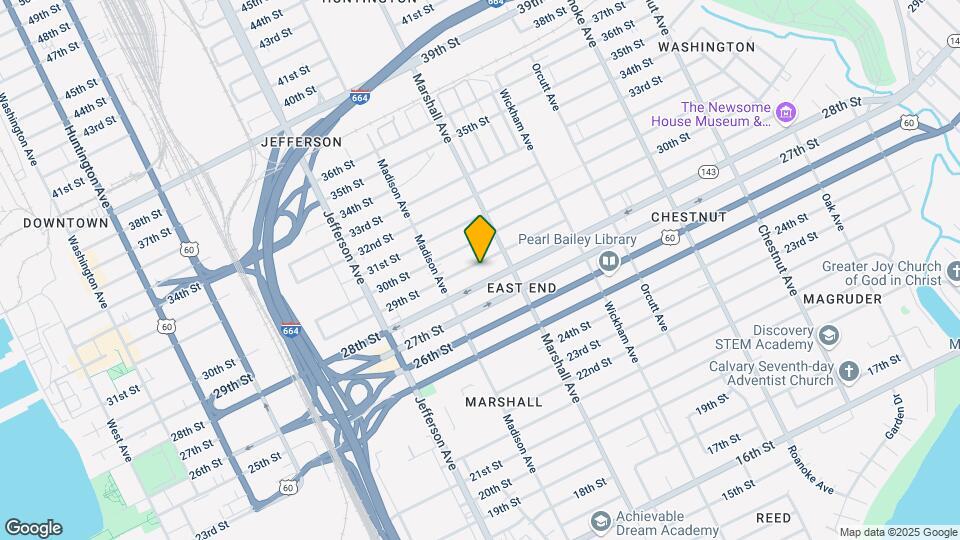 740 29th St Map and Location Details