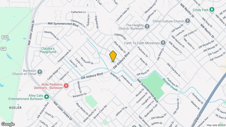 809 Canyon Cove Dr Mapa y Detalles de la Ubicación