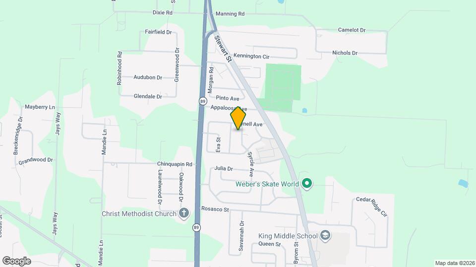 6139 Syrcle Ave Map and Location Details