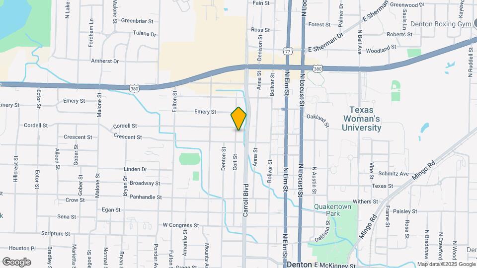 1108 Coit St, Unit Lower House Map and Location Details