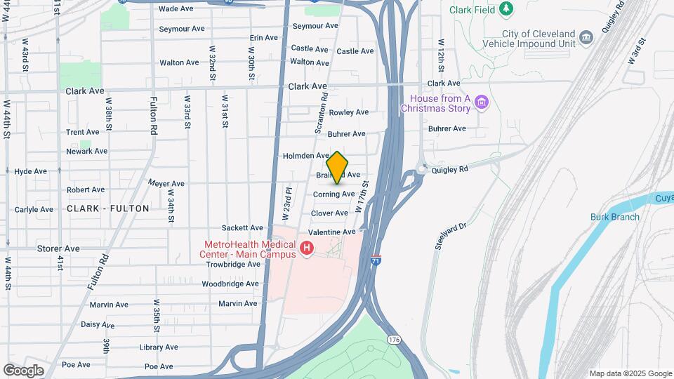 1910 Corning Ave Map and Location Details