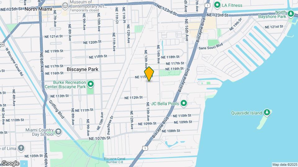 11305 NE 13th Ave Map and Location Details