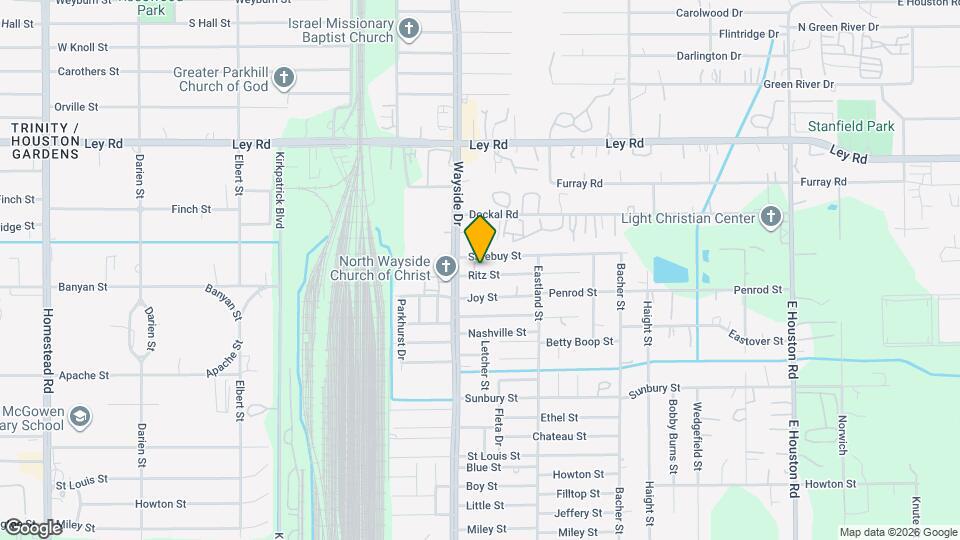 7925 Ritz St Map and Location Details