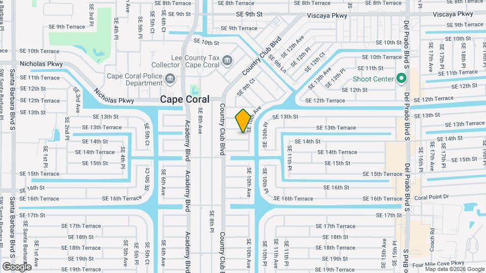 923 SE 14th St Map and Location Details