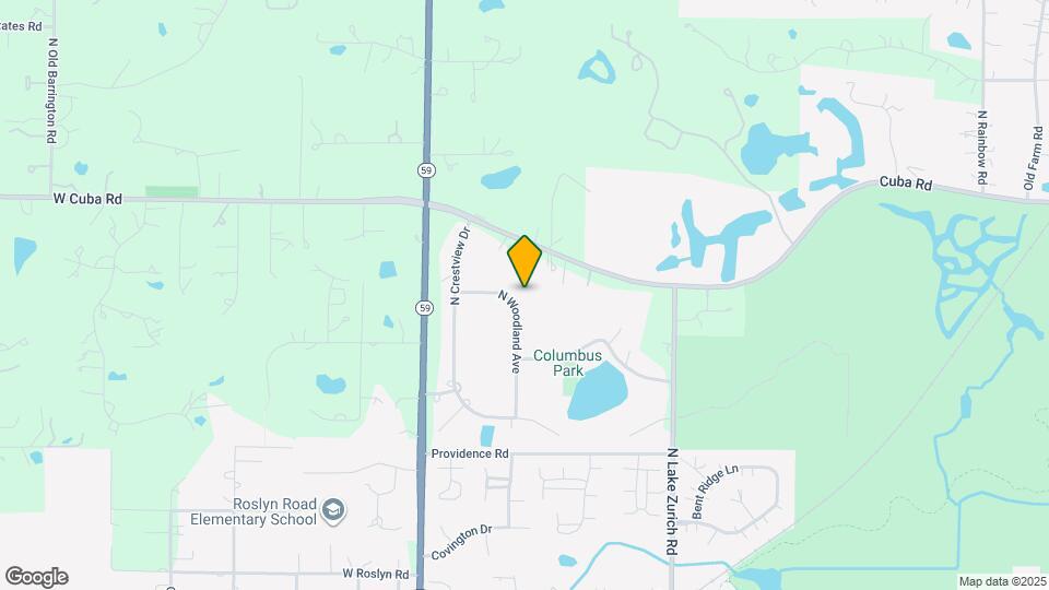 21301 N Woodland Ave Map and Location Details