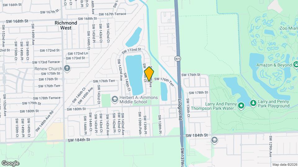 13907 SW 177th St Map and Location Details