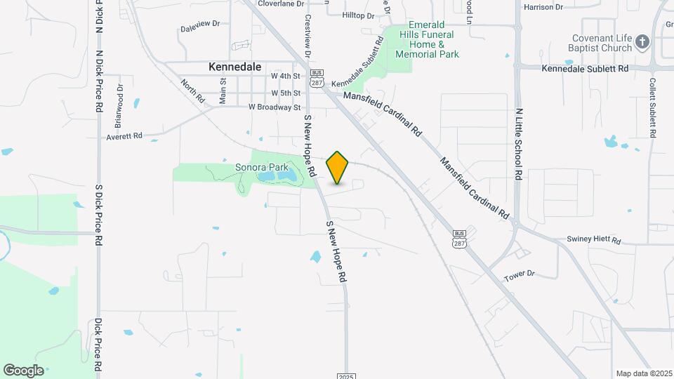 109 Pine Meadow Dr Map and Location Details