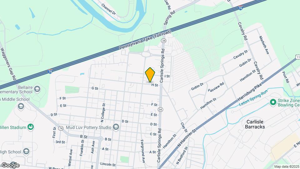 113 H St Map and Location Details