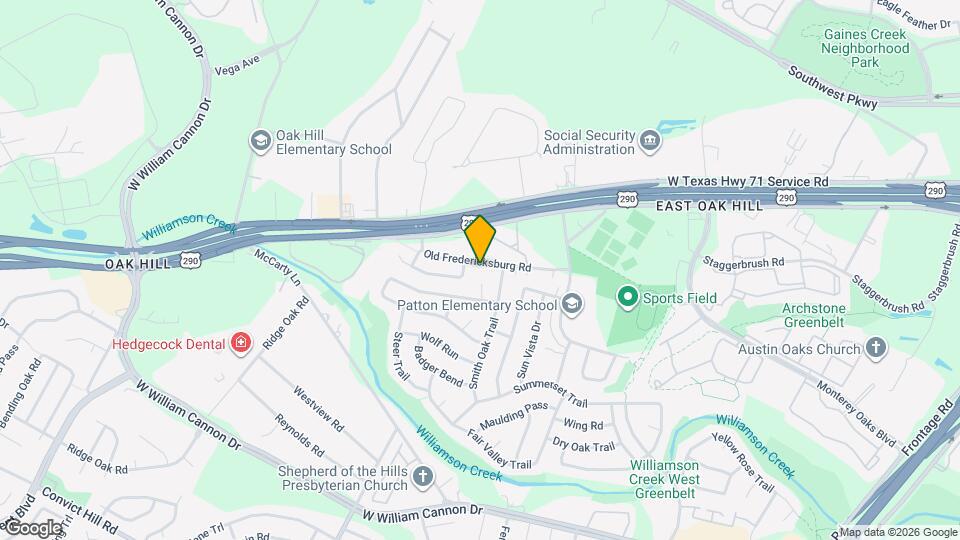 6031 Old Fredericksburg Rd Map and Location Details