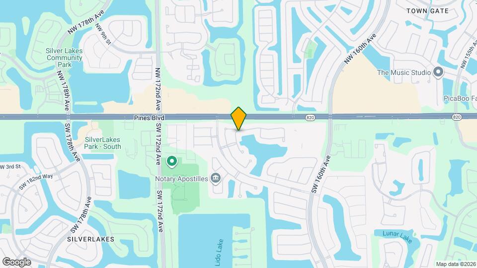 165 SW 170th Ave Mapa y Detalles de la Ubicación