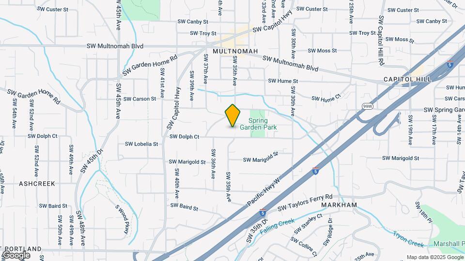 8637 SW 35th Ave Map and Location Details