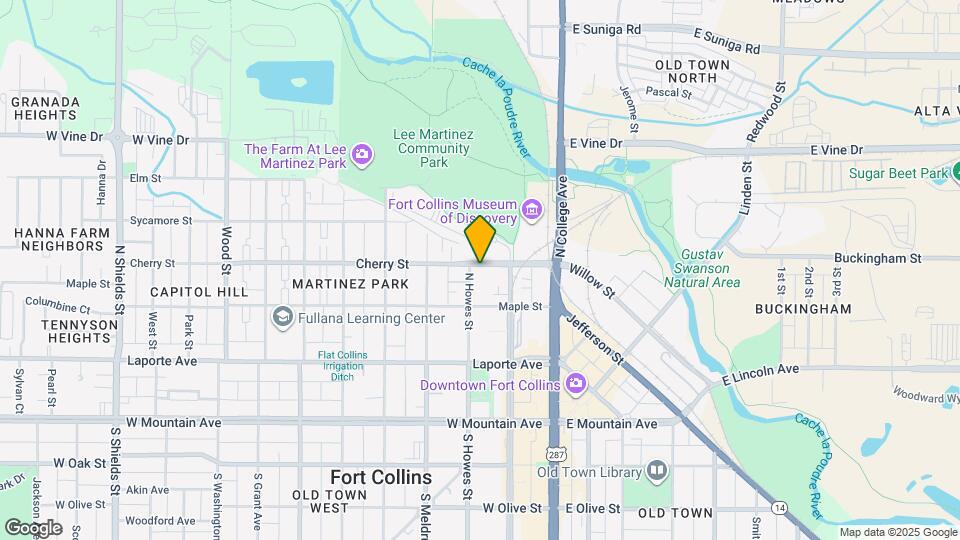 330 N Howes St Map and Location Details