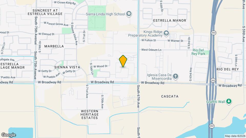 6815 W Encinas Ln Map and Location Details