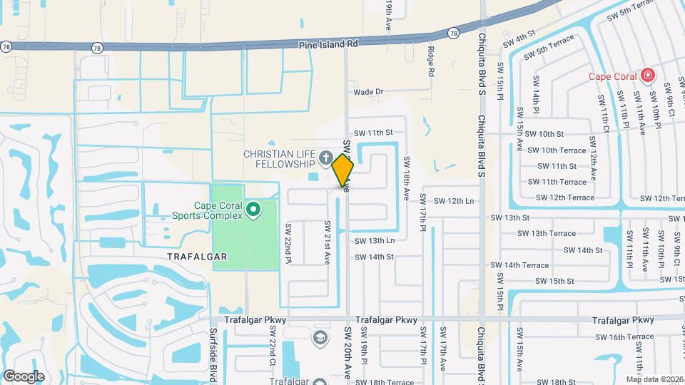 1206 SW 20th Ave Map and Location Details