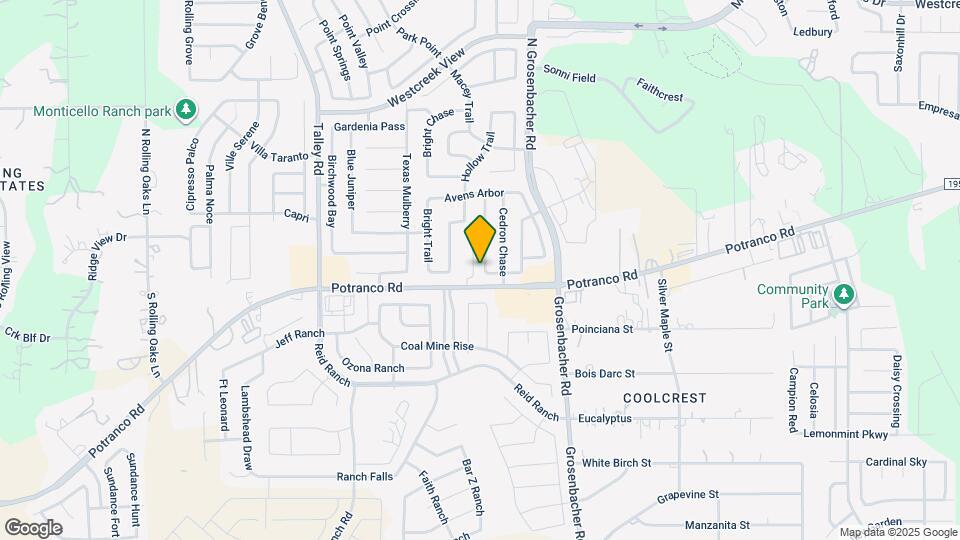 415 Mallow Grove Map and Location Details