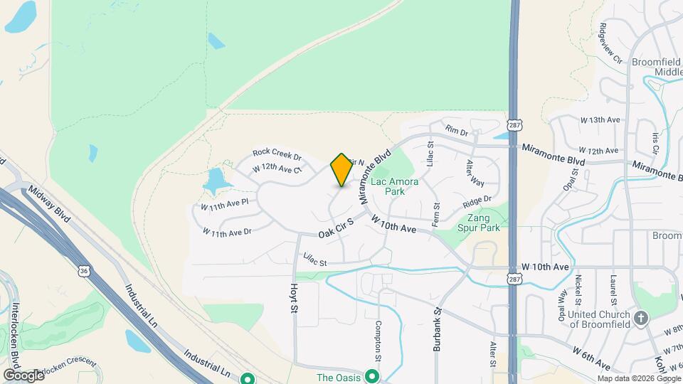 1144 Maple Dr Map and Location Details