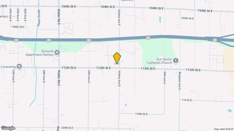 11122 Vickery Ave E Mapa y Detalles de la Ubicación