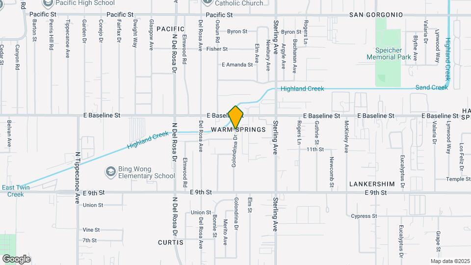 7367 Golondrina Dr Map and Location Details