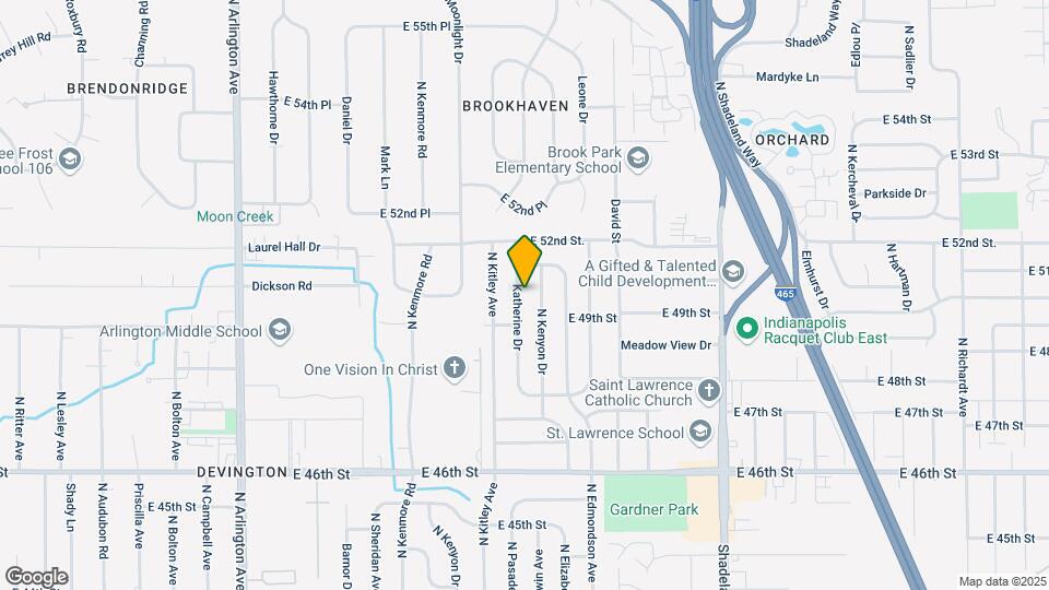 4929 Katherine Dr Map and Location Details