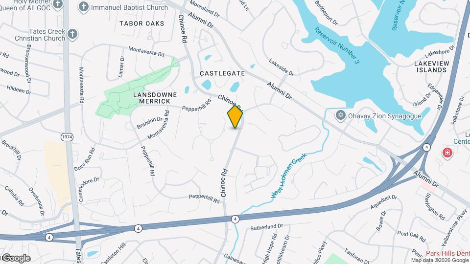 1051 Chinoe Rd Map and Location Details