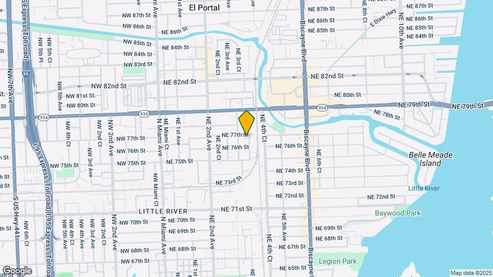 7632 NE 3rd Pl Mapa y Detalles de la Ubicación