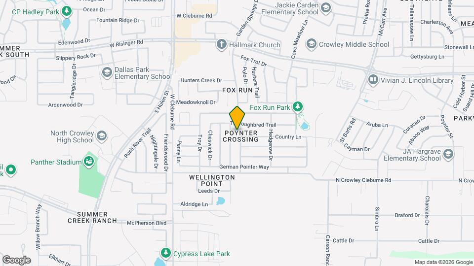 9016 Garden Springs Dr Map and Location Details