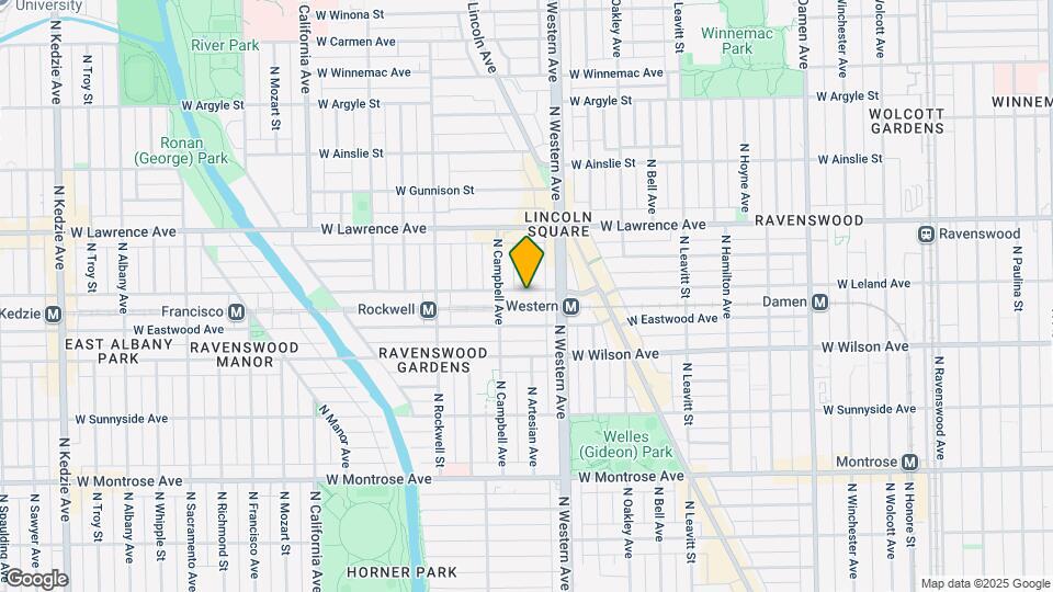 2433 W Leland Ave Map and Location Details