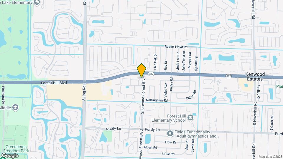 6040 Forest Hill Blvd Map and Location Details