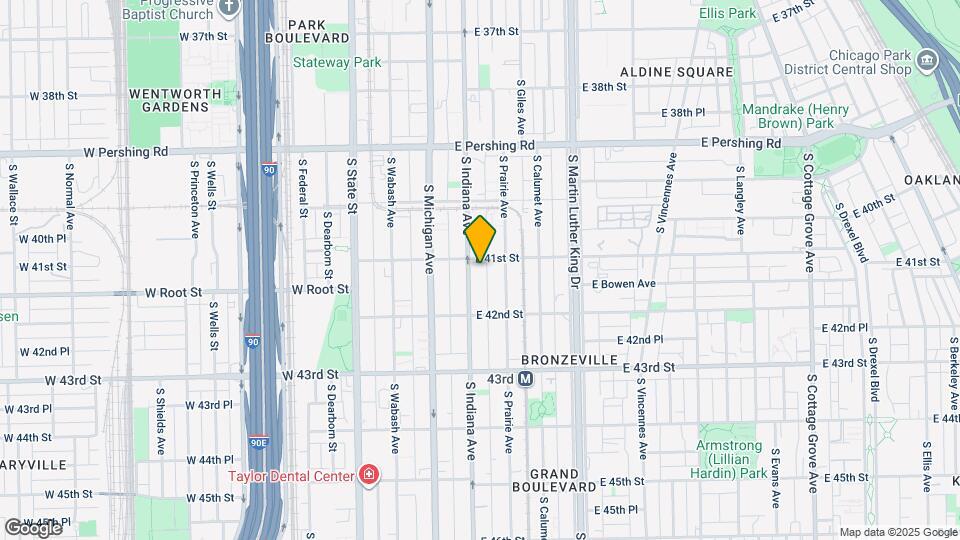 4111 S Indiana Ave, Unit #2 Map and Location Details