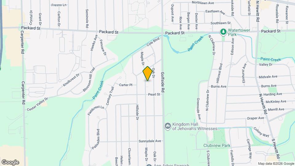 3329 Maple Dr Map and Location Details