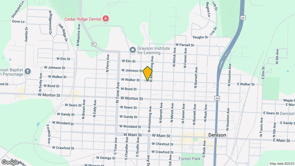 808 W Walker St Map and Location Details