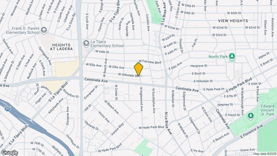 300 W Hillsdale St, Unit 1 Mapa y Detalles de la Ubicación