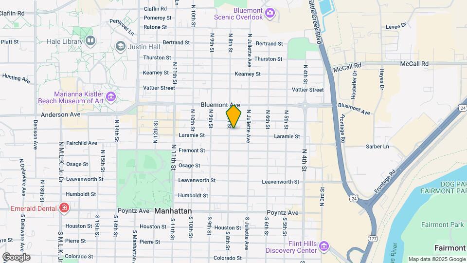 724 Laramie St Map and Location Details