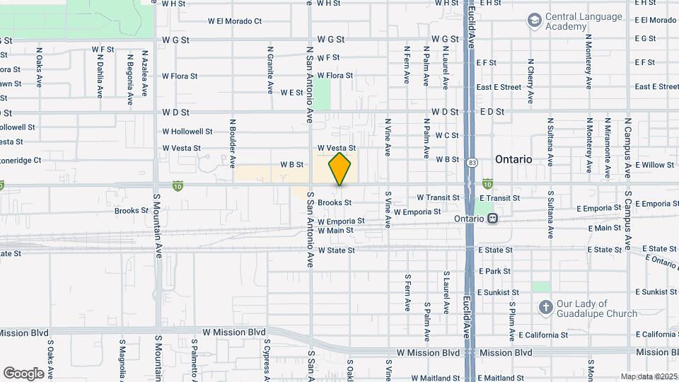 625 W Holt Blvd Mapa y Detalles de la Ubicación
