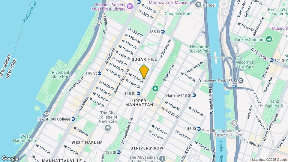 407 W 147th St Mapa y Detalles de la Ubicación