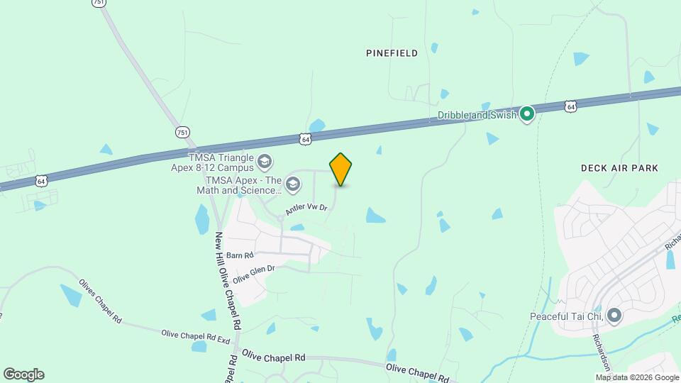 1147 Chestnut Bluff Run Map and Location Details