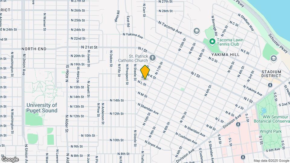 1115 N L St Map and Location Details