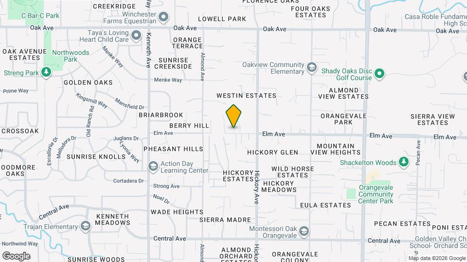 8661 Elm Ave Mapa y Detalles de la Ubicación