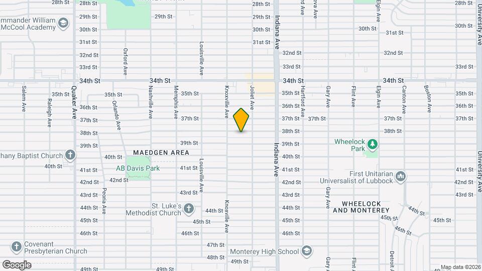 3509 38th St Map and Location Details