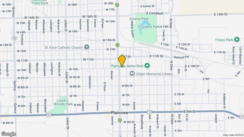 309 W 10th St Map and Location Details