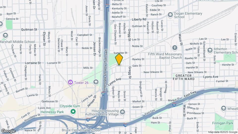 3124 Oats St Mapa y Detalles de la Ubicación