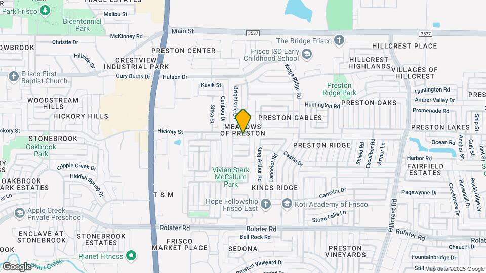 9747 Hickory St Map and Location Details