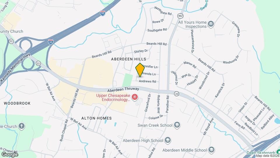 659 Andrews Rd Map and Location Details