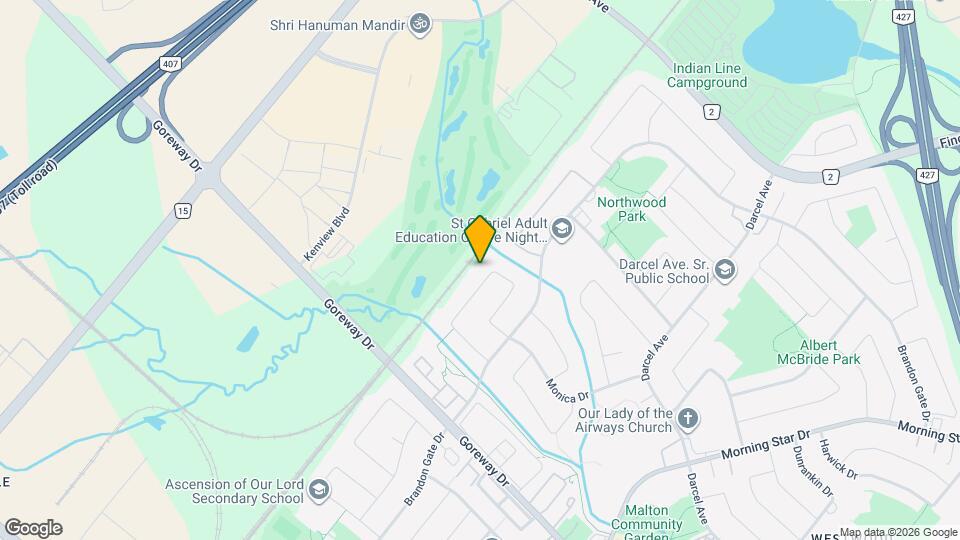 3321 Monica Dr Map and Location Details